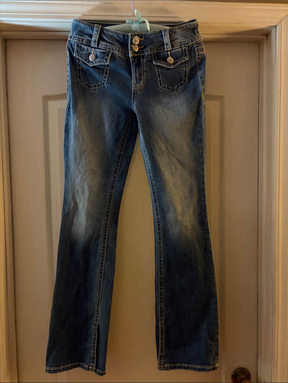 Miss Me Women’s Blue Bootcut Jeans - Classic Medium Wash 26